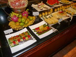 Hotel Abendessen Früchte und Süssigkeiten (TH).